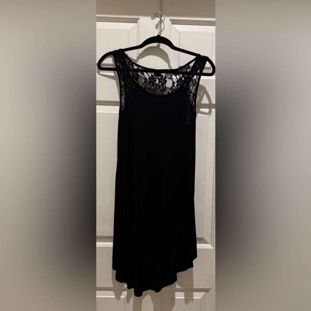 Forever 21 High Low Lace Tank Top Size Small